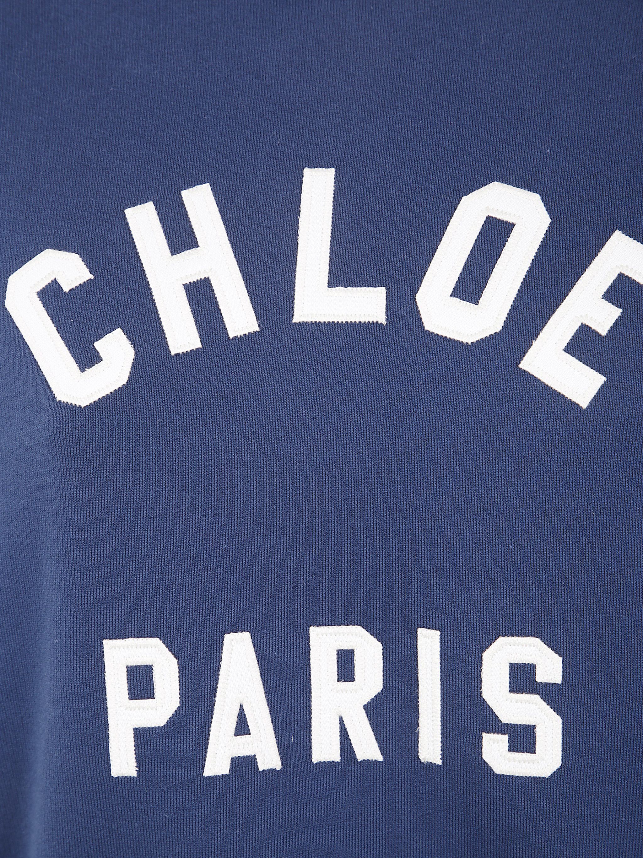 Chloe CROPPED ROUND NECK SWEATSHIRT Size S / US 4 / IT 40 - 3 Thumbnail