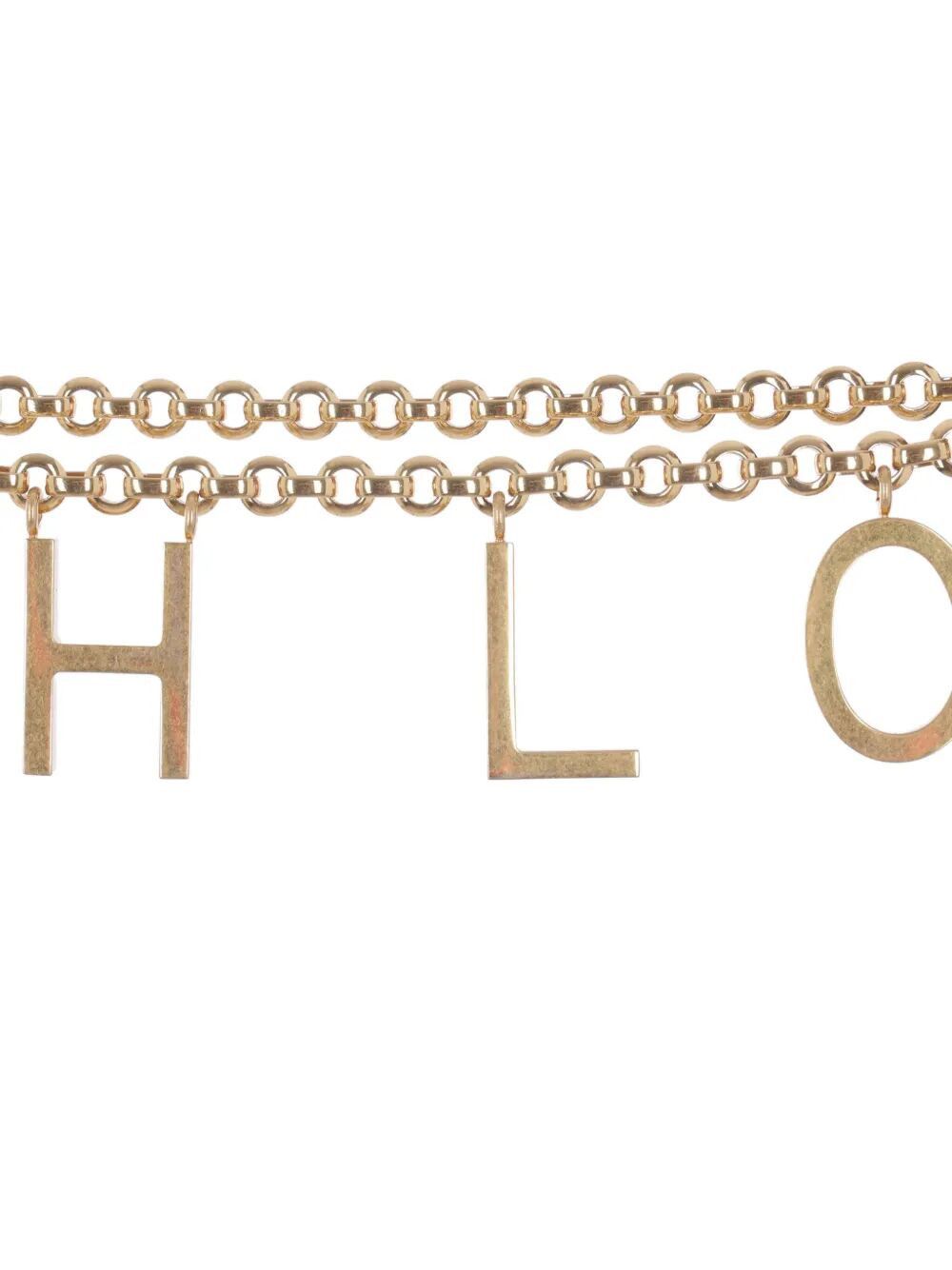 Chloe "CHLOE" LETTERS BELT Size ONE SIZE - 3 Thumbnail
