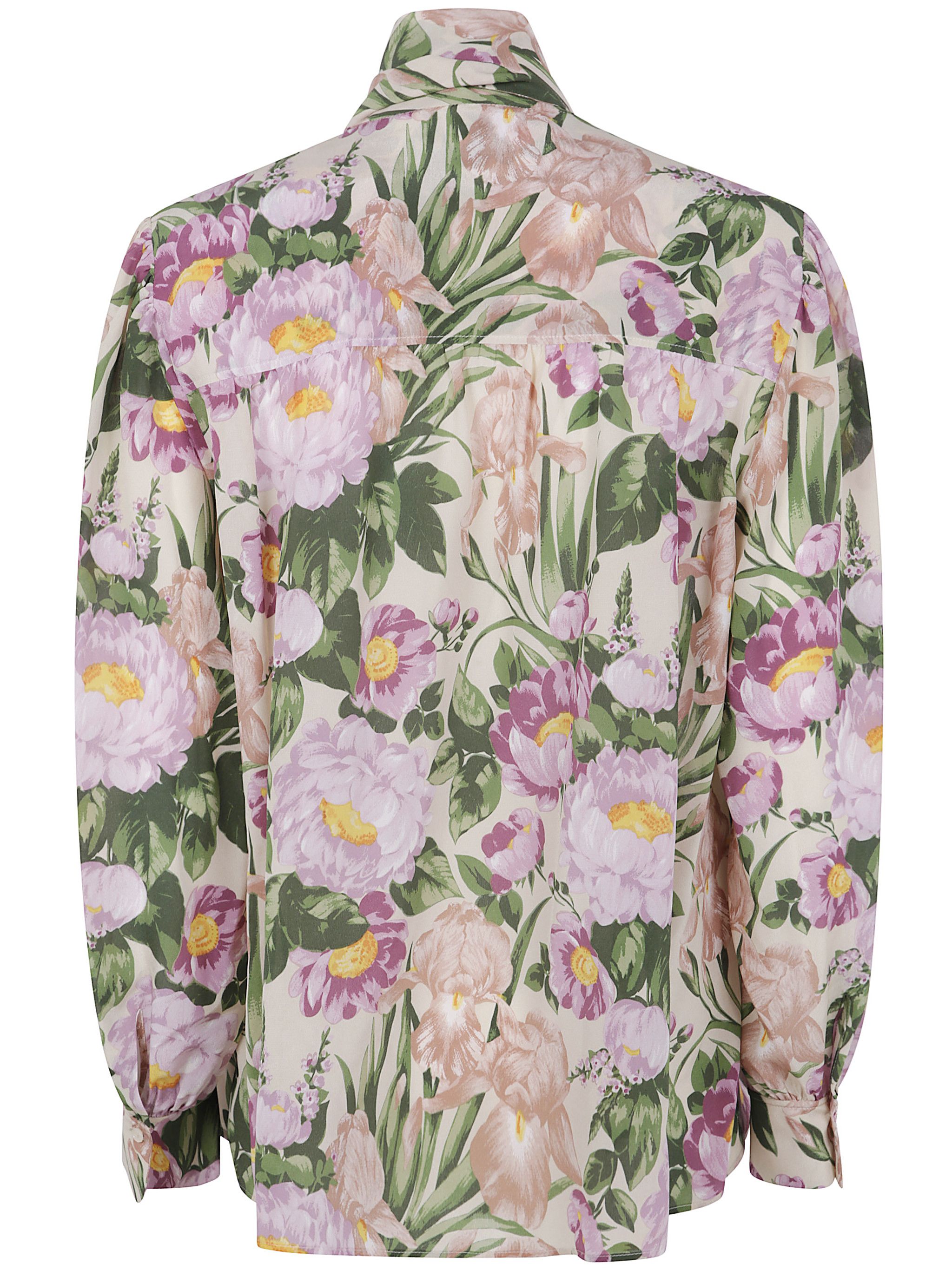 Chloe FLOREAL PRINT SCARF SHIRT Size M / US 6-8 / IT 42-44 - 2 Thumbnail
