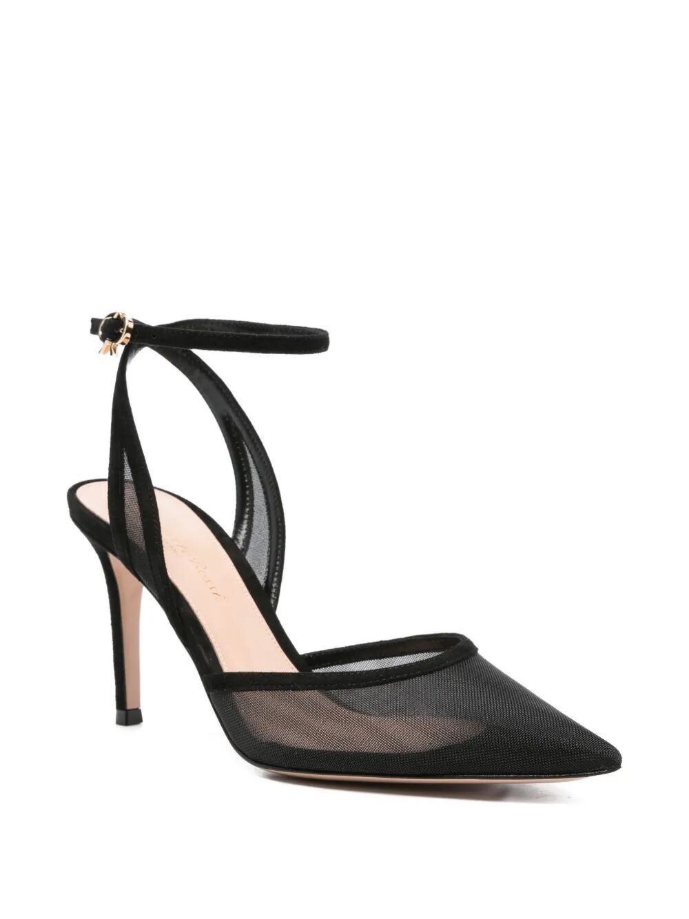 Gianvito Rossi ORGANZA SUEDE DECOLLETE T.085 Size US 9 / IT 39 - 3 Thumbnail