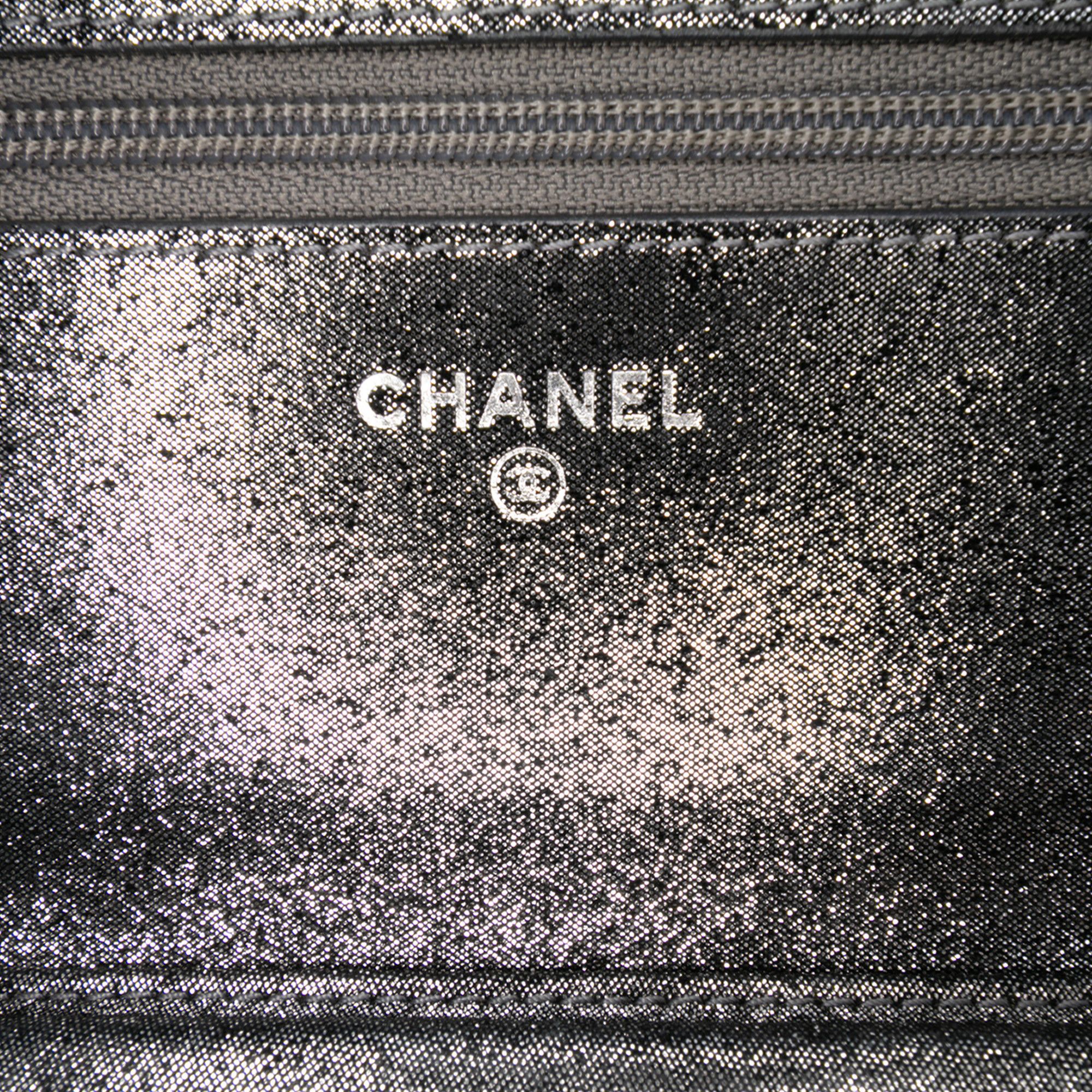 Chanel Chanel Quilted Iridescent Lambskin Tartan Button Wallet On Chain Size ONE SIZE - 5 Thumbnail
