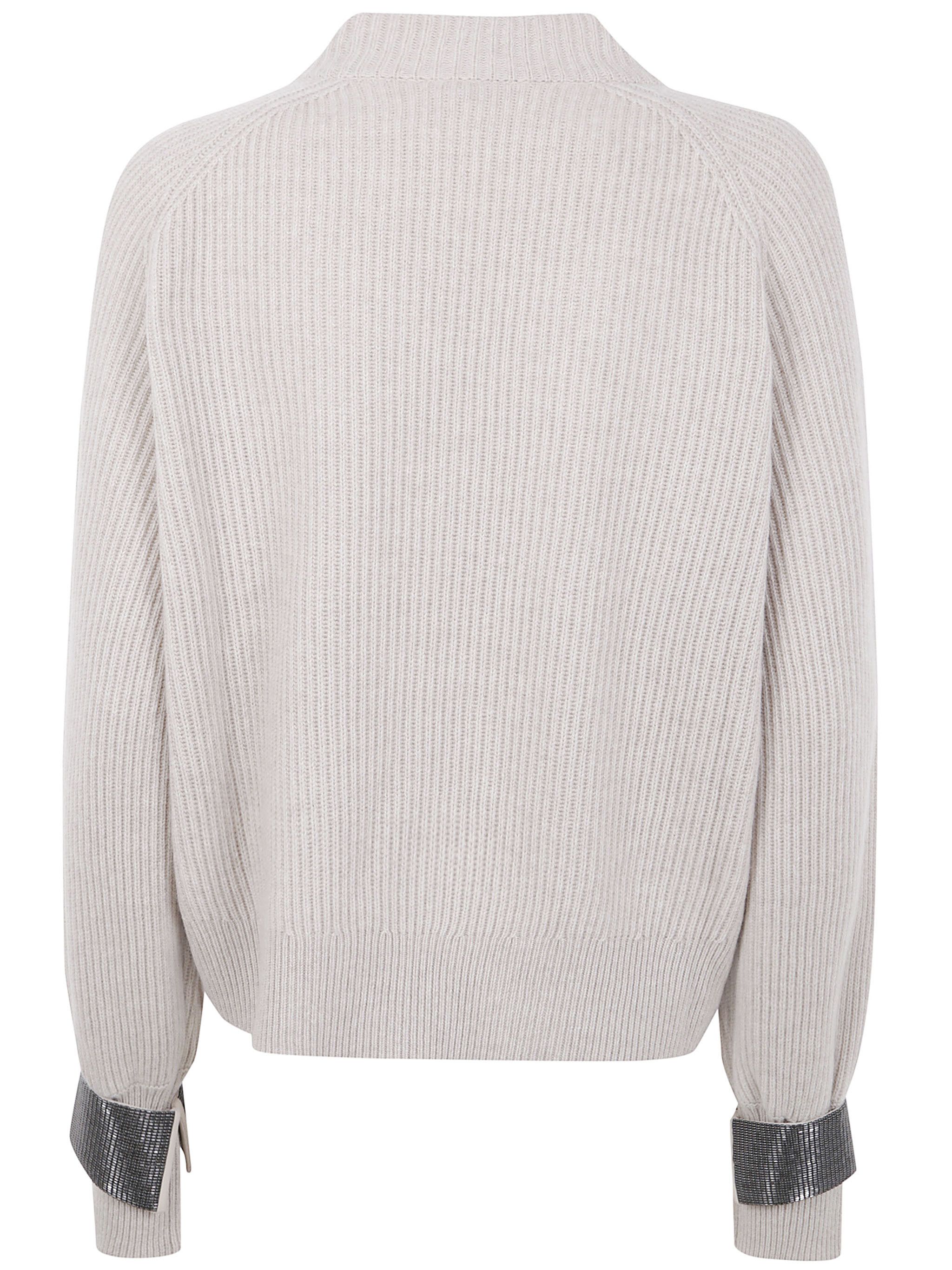Brunello Cucinelli CASHMERE ROUND NECK SWEATER Size M / US 6-8 / IT 42-44 - 2 Thumbnail
