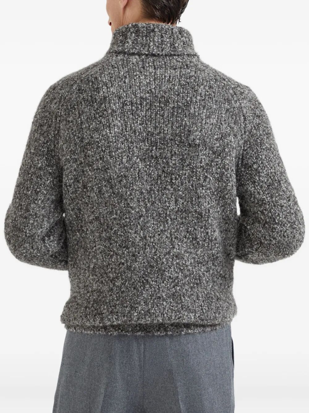 Brunello Cucinelli TURTLE NECK SWEATER Size US XL / EU 56 / 4 - 4 Thumbnail