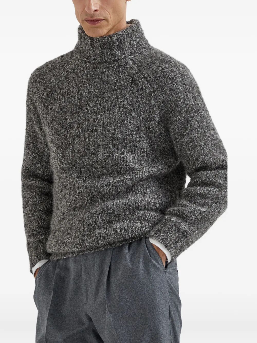 Brunello Cucinelli TURTLE NECK SWEATER Size US XL / EU 56 / 4 - 5 Thumbnail