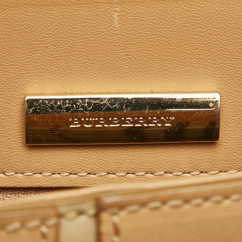 Burberry Burberry Burberry Logo Nova Check Leather Shoulder Bag Leather Shoulder Bag Size ONE SIZE - 11 Thumbnail