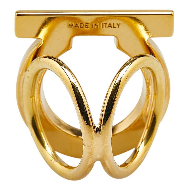 Salvatore Ferragamo Salvatore Ferragamo Salvatore Ferragamo Gancini Scarf Ring Metal Other DUTY FREE for USA Size ONE SIZE - 3 Thumbnail
