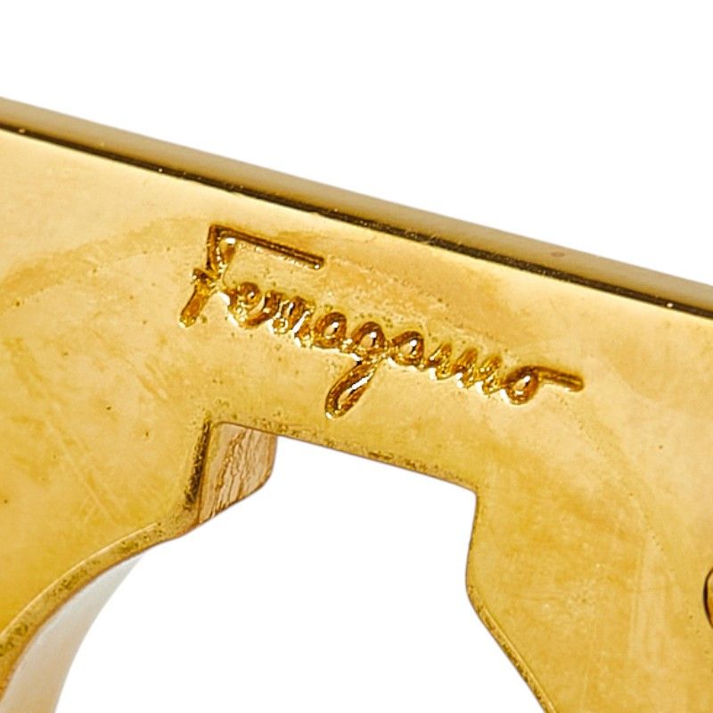 Salvatore Ferragamo Salvatore Ferragamo Salvatore Ferragamo Gancini Scarf Ring Metal Other DUTY FREE for USA Size ONE SIZE - 4 Thumbnail
