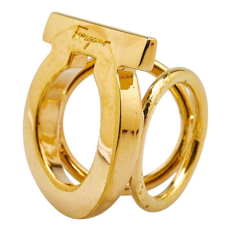 Salvatore Ferragamo Salvatore Ferragamo Salvatore Ferragamo Gancini Scarf Ring Metal Other DUTY FREE for USA Size ONE SIZE - 2 Thumbnail