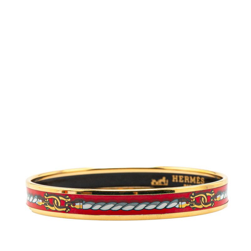 Hermes Hermes Hermes Email PM Cloisonne Bracelet Metal Bracelet DUTY FREE for USA Size ONE SIZE - 2 Thumbnail