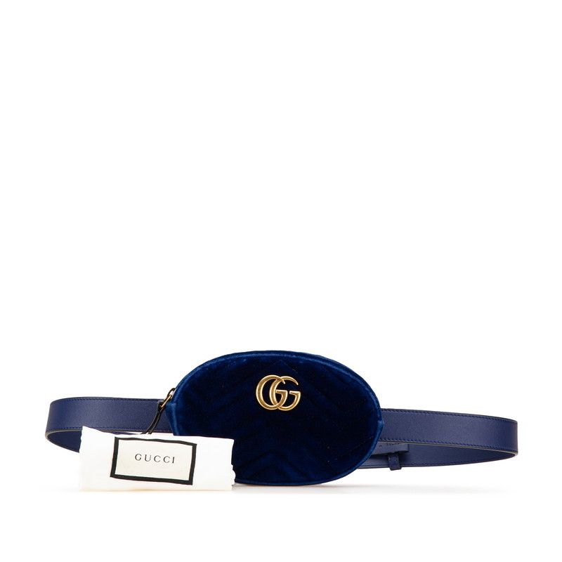 Gucci Gucci Gucci GG Marmont Velvet Waist Bag Others Belt Bag 476434 Size ONE SIZE - 11 Thumbnail