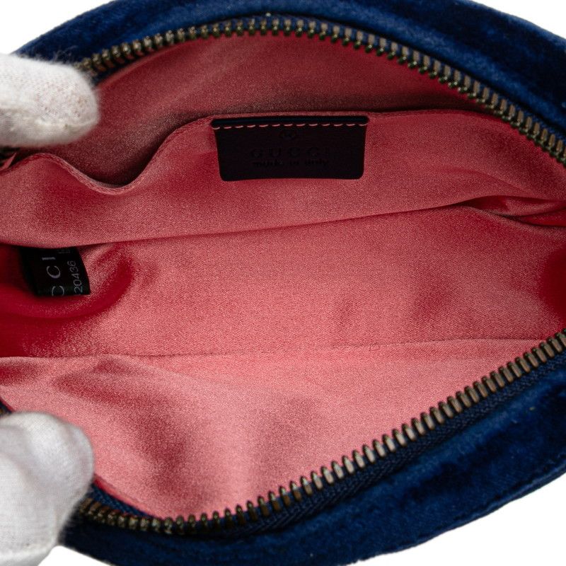 Gucci Gucci Gucci GG Marmont Velvet Waist Bag Others Belt Bag 476434 Size ONE SIZE - 7 Thumbnail