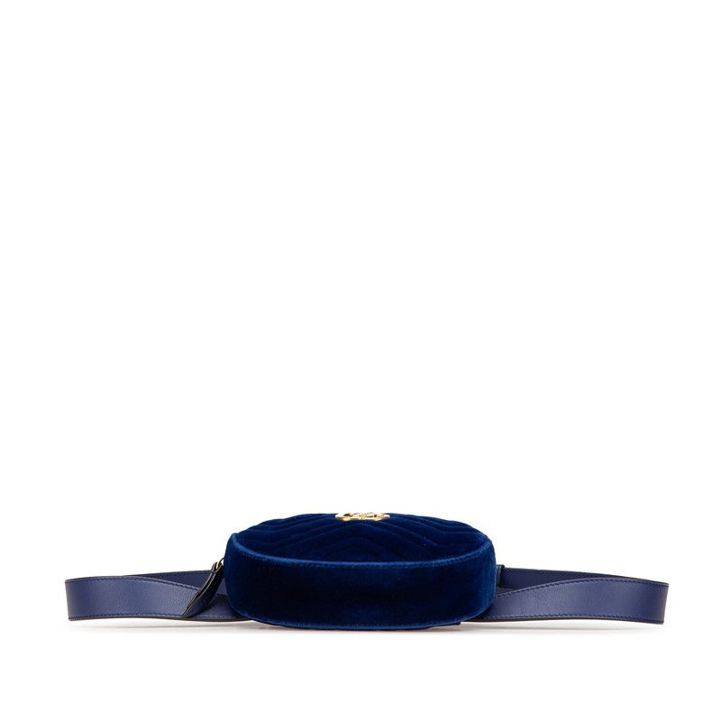 Gucci Gucci Gucci GG Marmont Velvet Waist Bag Others Belt Bag 476434 Size ONE SIZE - 3 Thumbnail