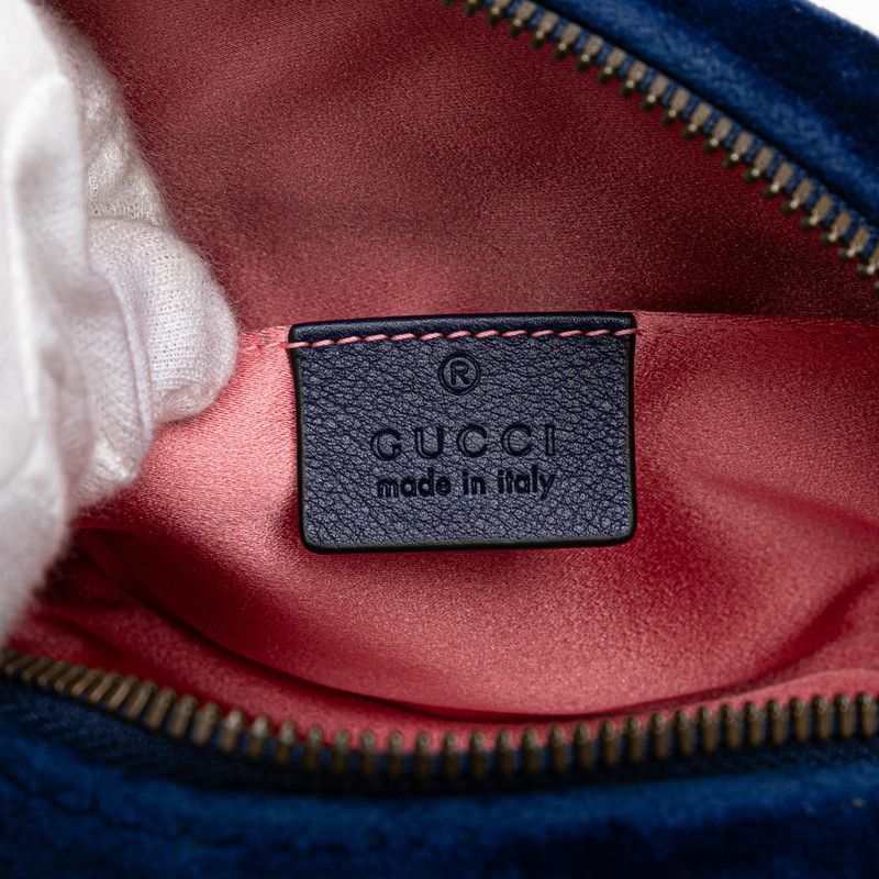 Gucci Gucci Gucci GG Marmont Velvet Waist Bag Others Belt Bag 476434 Size ONE SIZE - 8 Thumbnail