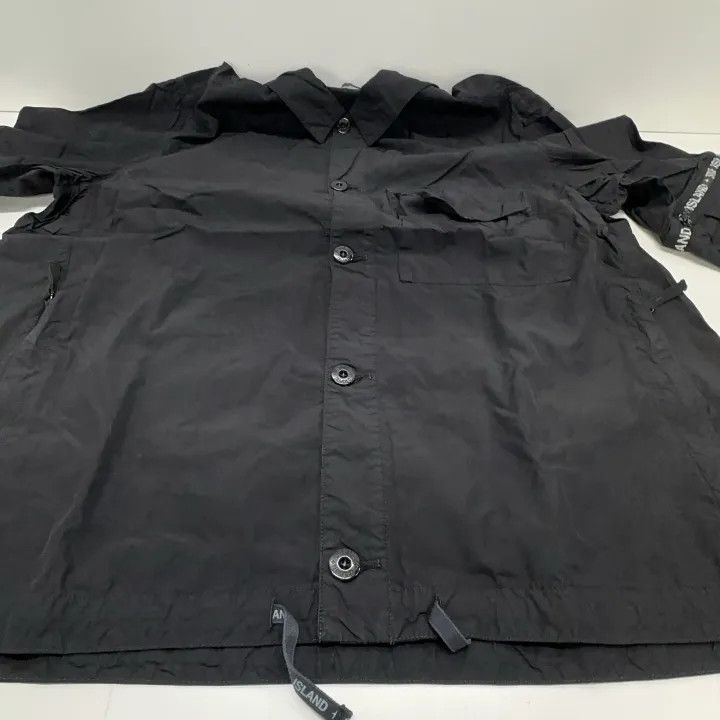 Stone Island Stone Island Black Button-Up Jacket for Men Size US XXL / EU 58 / 5 - 10 Thumbnail