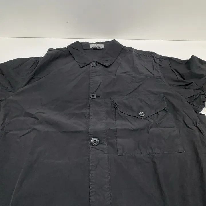 Stone Island Stone Island Black Button-Up Jacket for Men Size US XXL / EU 58 / 5 - 9 Thumbnail