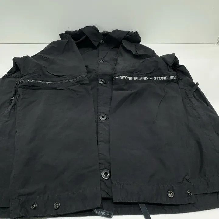 Stone Island Stone Island Black Button-Up Jacket for Men Size US XXL / EU 58 / 5 - 13 Thumbnail