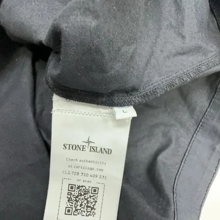 Stone Island Stone Island Navy Zip Long Sleeve Jacket Size US L / EU 52-54 / 3 - 3 Thumbnail