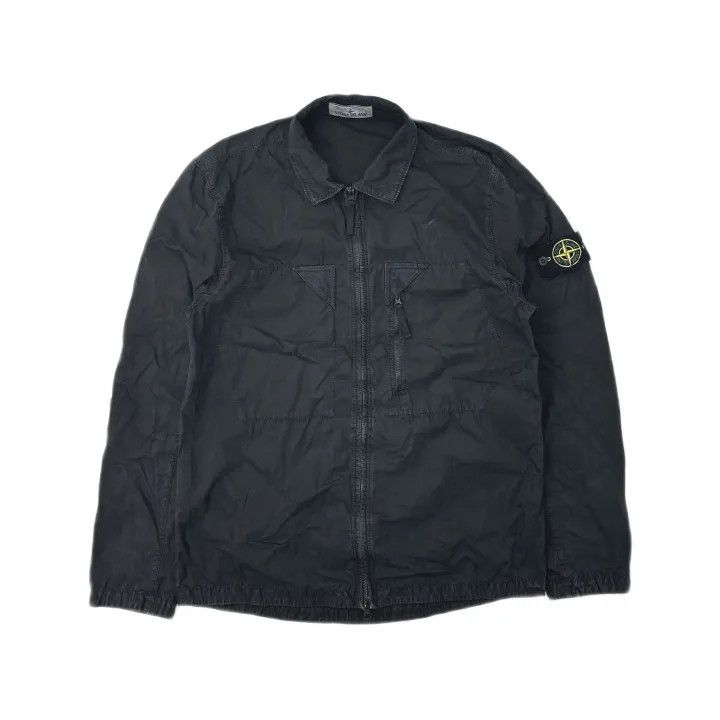 Stone Island Stone Island Black Canvas Jacket with Pocket Size US L / EU 52-54 / 3 - 2 Thumbnail