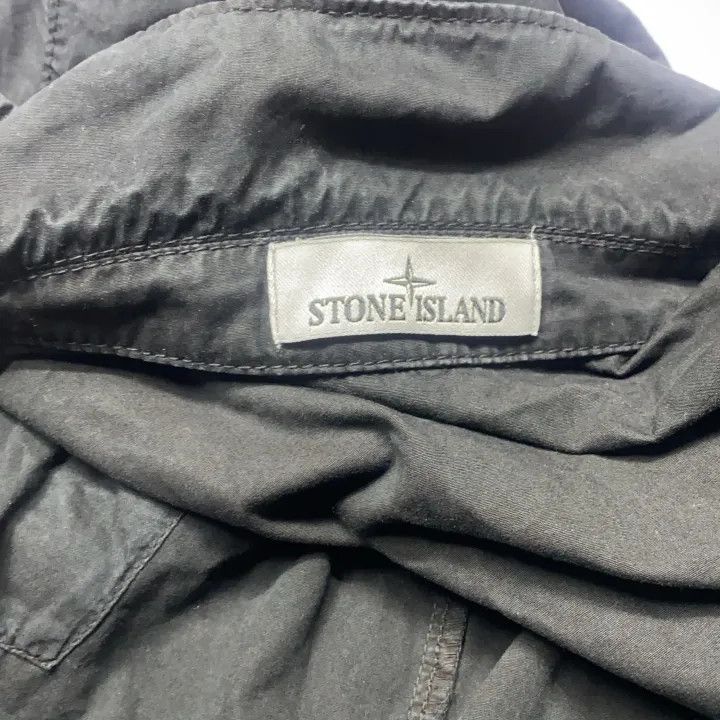Stone Island Stone Island Black Canvas Jacket with Pocket Size US L / EU 52-54 / 3 - 6 Thumbnail