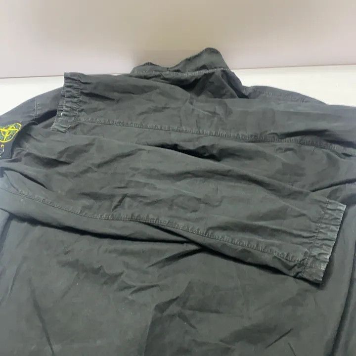 Stone Island Stone Island Black Canvas Jacket with Pocket Size US L / EU 52-54 / 3 - 12 Thumbnail