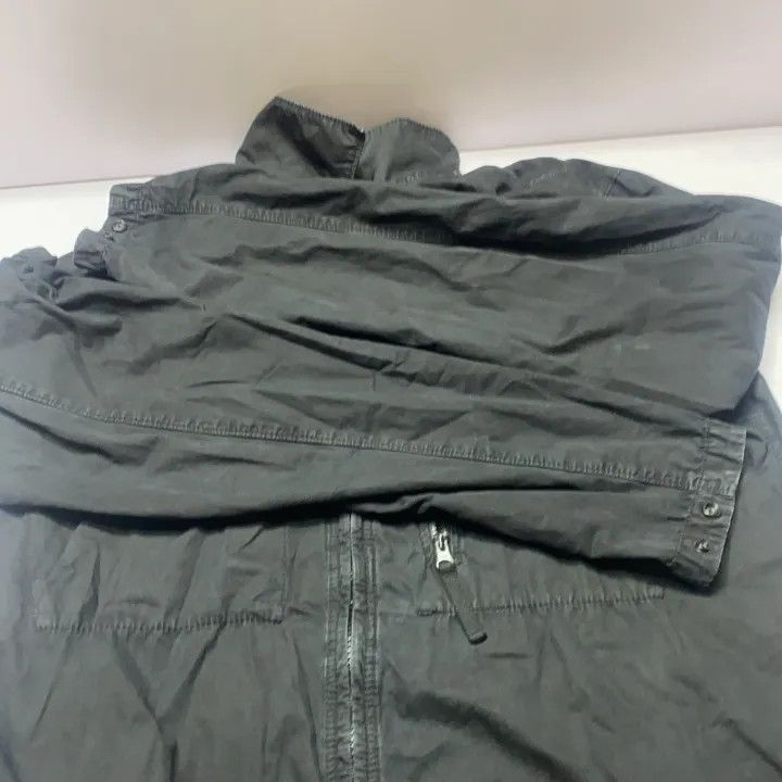 Stone Island Stone Island Black Canvas Jacket with Pocket Size US L / EU 52-54 / 3 - 11 Thumbnail