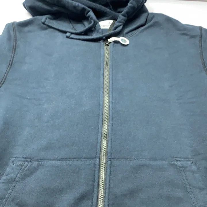Stone Island Stone Island Blue Full-Zip Hoodie for Men Size US M / EU 48-50 / 2 - 8 Thumbnail