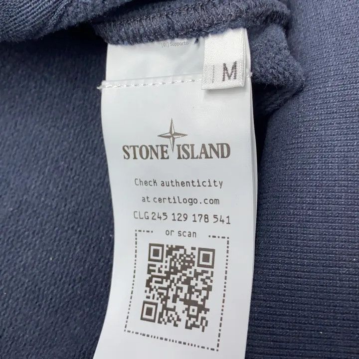 Stone Island Stone Island Blue Full-Zip Hoodie for Men Size US M / EU 48-50 / 2 - 5 Thumbnail