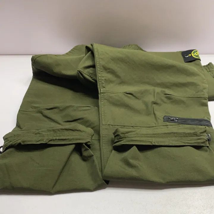 Stone Island Stone Island Cargo Trousers in Military Green Size US 34 / EU 50 - 9 Thumbnail
