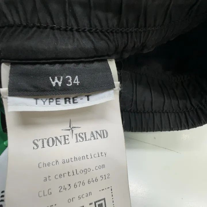 Stone Island Stone Island Black Cargo Pants for Men Size US 34 / EU 50 - 2 Thumbnail