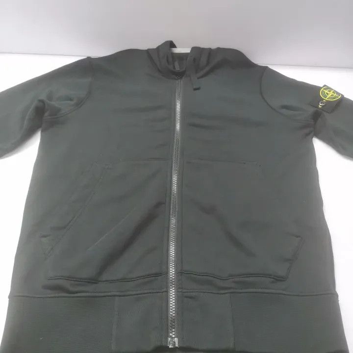 Stone Island Stone Island Black Zip-Up Hoodie for Men Size US S / EU 44-46 / 1 - 13 Thumbnail