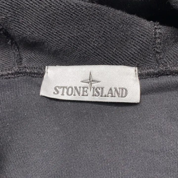 Stone Island Stone Island Black Logo Zip Hoodie Size US M / EU 48-50 / 2 - 4 Thumbnail