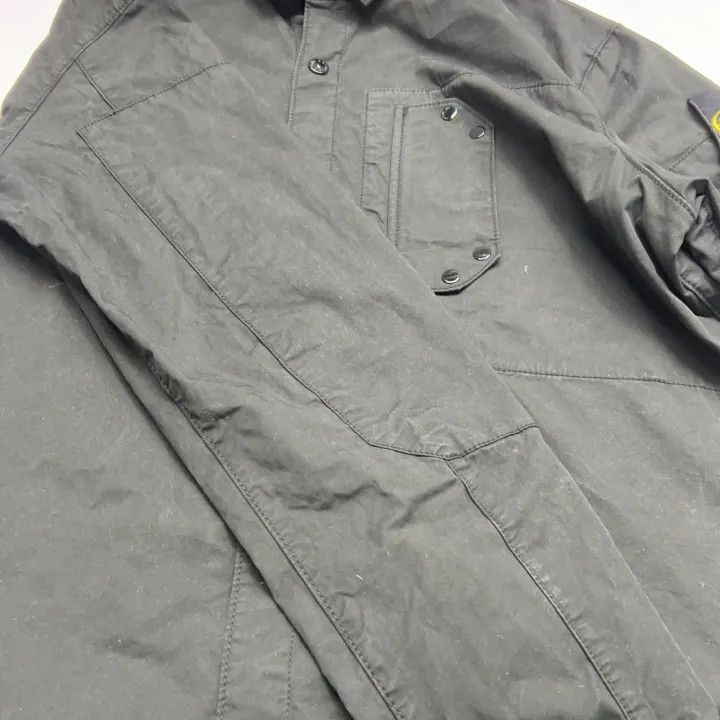 Stone Island Stone Island Black Long Sleeve Polo Jacket Size US L / EU 52-54 / 3 - 12 Thumbnail