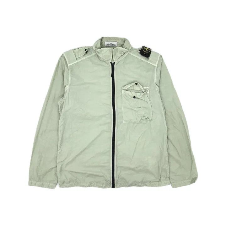 Stone Island Stone Island SS21 Casual Jacket in Light Green Size US L / EU 52-54 / 3 - 2 Thumbnail