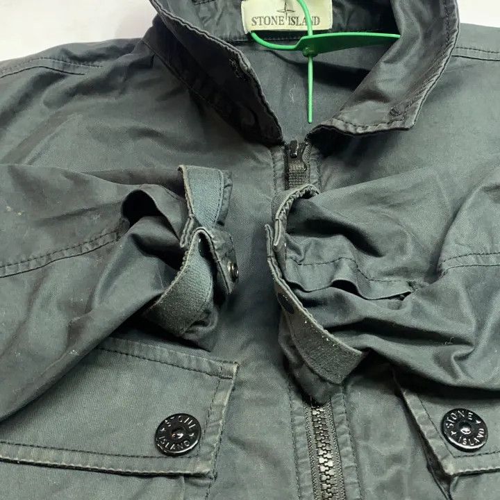 Stone Island Stone Island Black Double Pocket Shirt Jacket Size US M / EU 48-50 / 2 - 11 Thumbnail