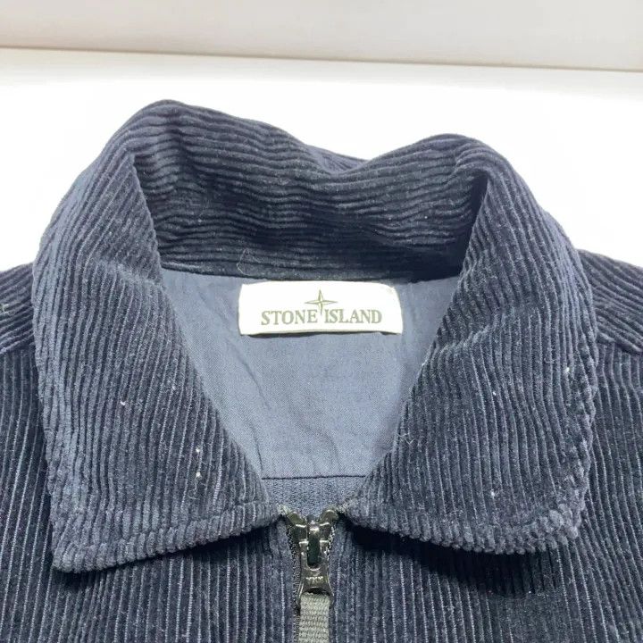 Stone Island Stone Island Navy Blue Corduroy Jacket Size US L / EU 52-54 / 3 - 8 Thumbnail