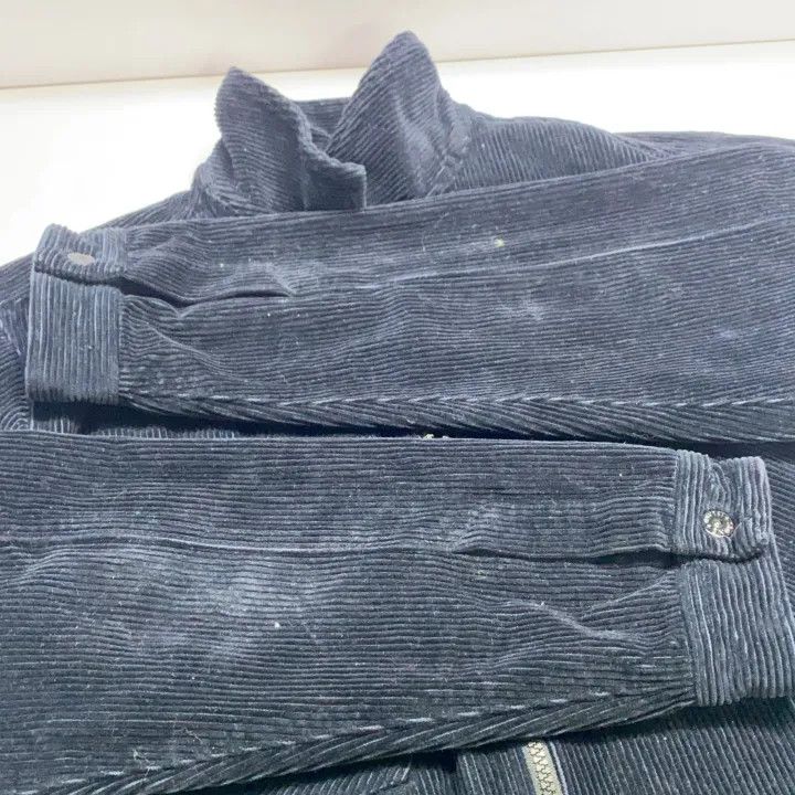 Stone Island Stone Island Navy Blue Corduroy Jacket Size US L / EU 52-54 / 3 - 11 Thumbnail