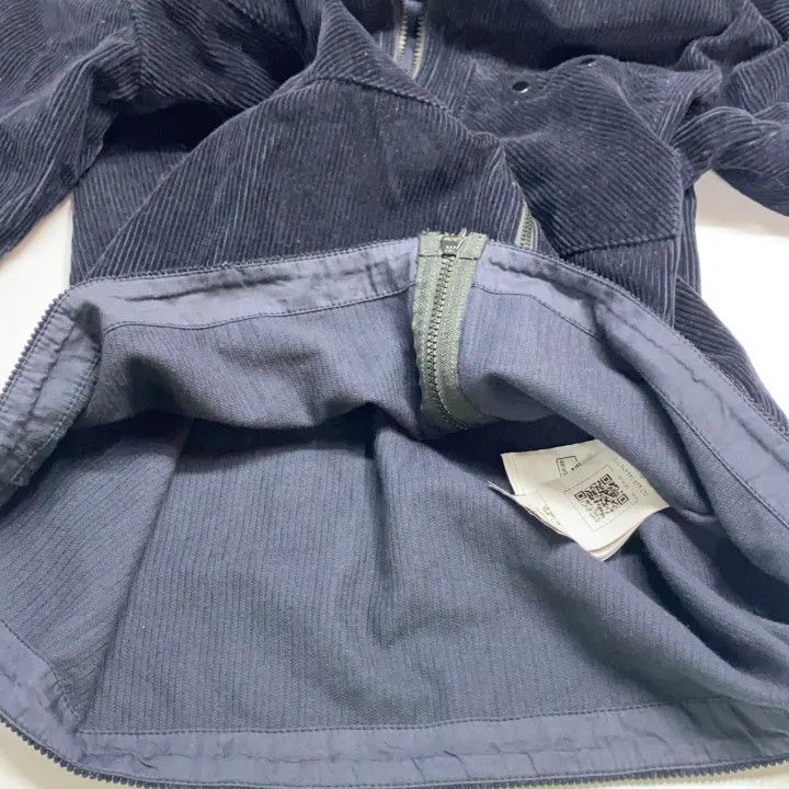 Stone Island Stone Island Navy Blue Corduroy Jacket Size US L / EU 52-54 / 3 - 10 Thumbnail