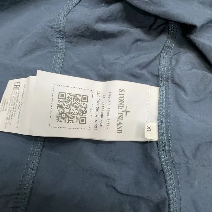 Stone Island Stone Island Blue Zippered Jacket for Men Size US XL / EU 56 / 4 - 2 Thumbnail