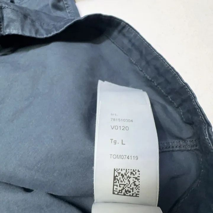 Stone Island Stone Island Midnight Blue Cotton Shirt Jacket Size US L / EU 52-54 / 3 - 4 Thumbnail