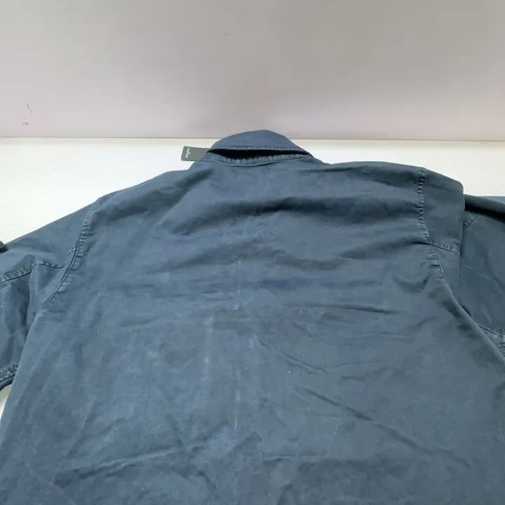 Stone Island Stone Island Midnight Blue Cotton Shirt Jacket Size US L / EU 52-54 / 3 - 8 Thumbnail