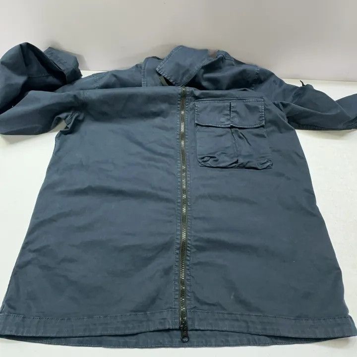 Stone Island Stone Island Midnight Blue Cotton Shirt Jacket Size US L / EU 52-54 / 3 - 12 Thumbnail