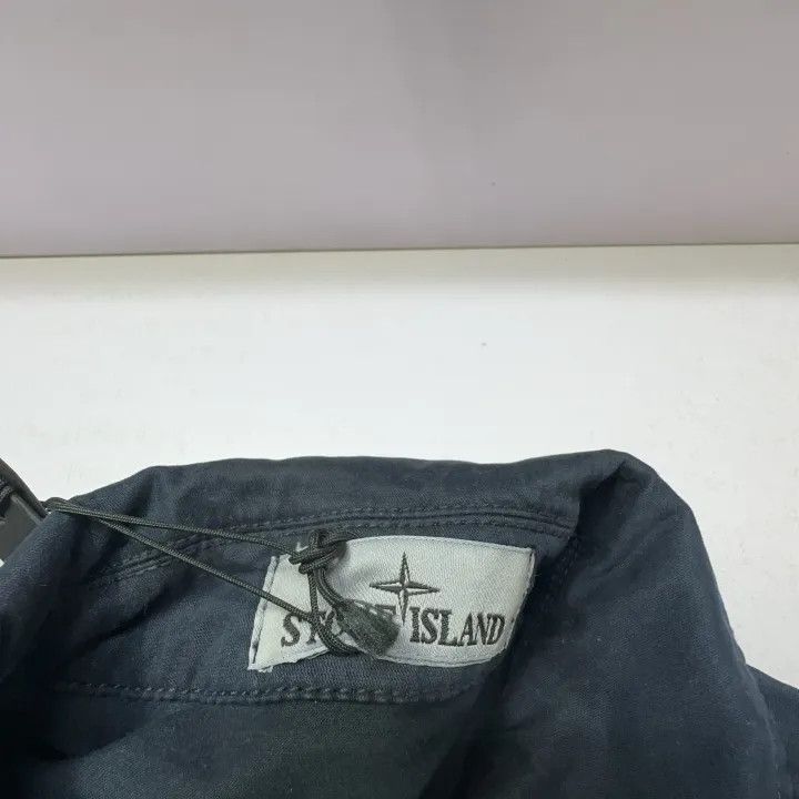 Stone Island Stone Island Midnight Blue Cotton Shirt Jacket Size US L / EU 52-54 / 3 - 6 Thumbnail