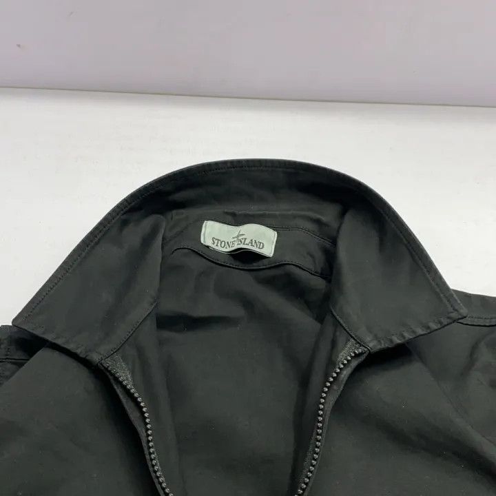 Stone Island Stone Island Black Logo Zip Long Sleeve Jacket Size US M / EU 48-50 / 2 - 8 Thumbnail