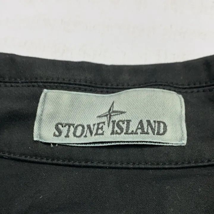 Stone Island Stone Island Black Logo Zip Long Sleeve Jacket Size US M / EU 48-50 / 2 - 4 Thumbnail