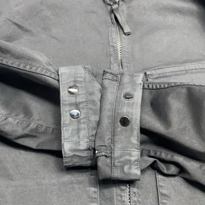 Stone Island Stone Island Black Logo Zip Long Sleeve Jacket Size US M / EU 48-50 / 2 - 10 Thumbnail