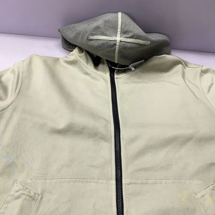 Stone Island Stone Island Classic Zip-Up Hooded Jacket Size US XL / EU 56 / 4 - 17 Thumbnail