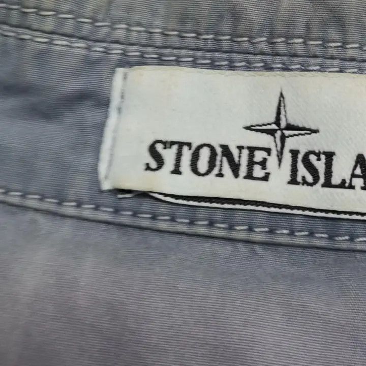Stone Island Stone Island Button-Up Jacket in Misty Blue Size US M / EU 48-50 / 2 - 8 Thumbnail