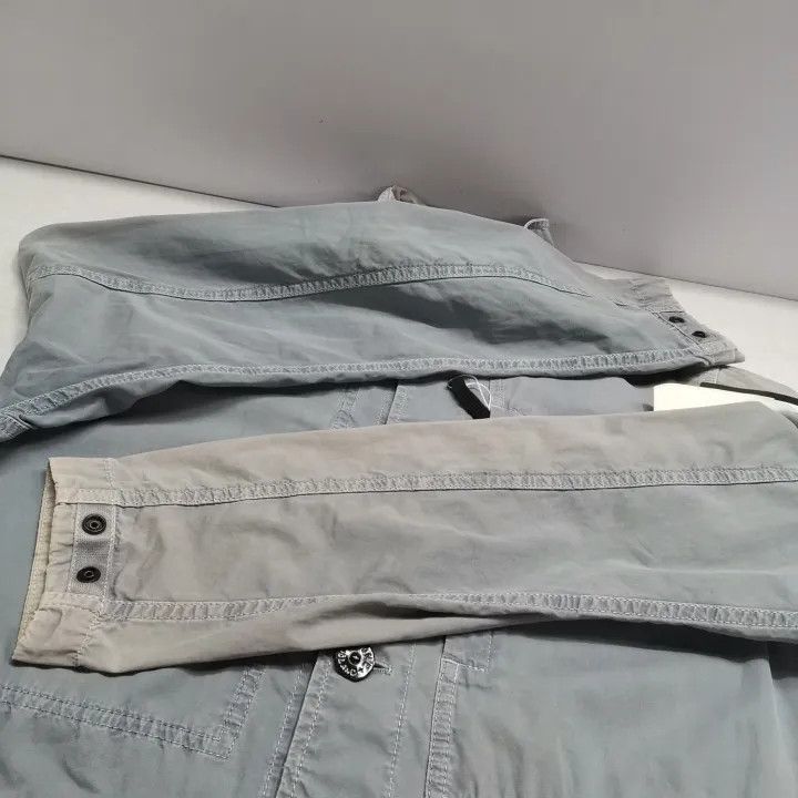 Stone Island Stone Island Button-Up Jacket in Misty Blue Size US M / EU 48-50 / 2 - 14 Thumbnail
