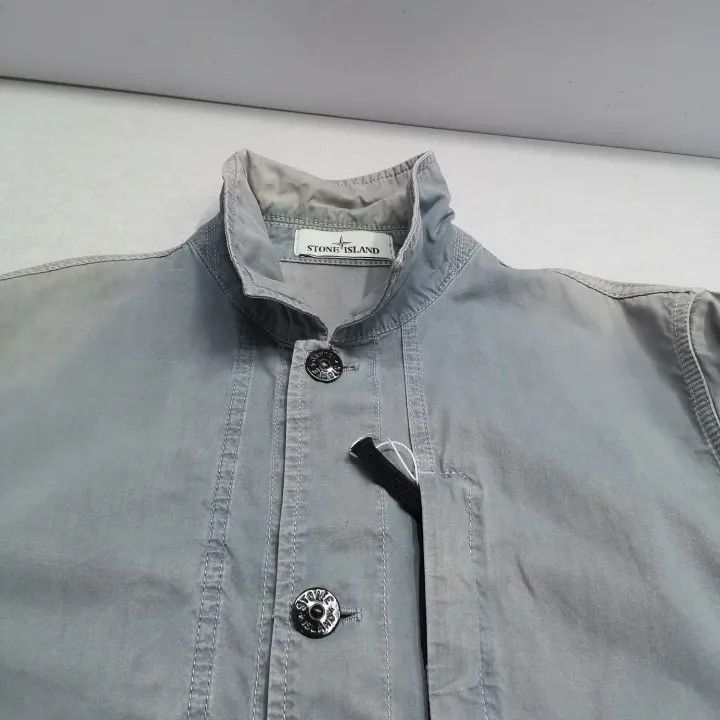 Stone Island Stone Island Button-Up Jacket in Misty Blue Size US M / EU 48-50 / 2 - 17 Thumbnail