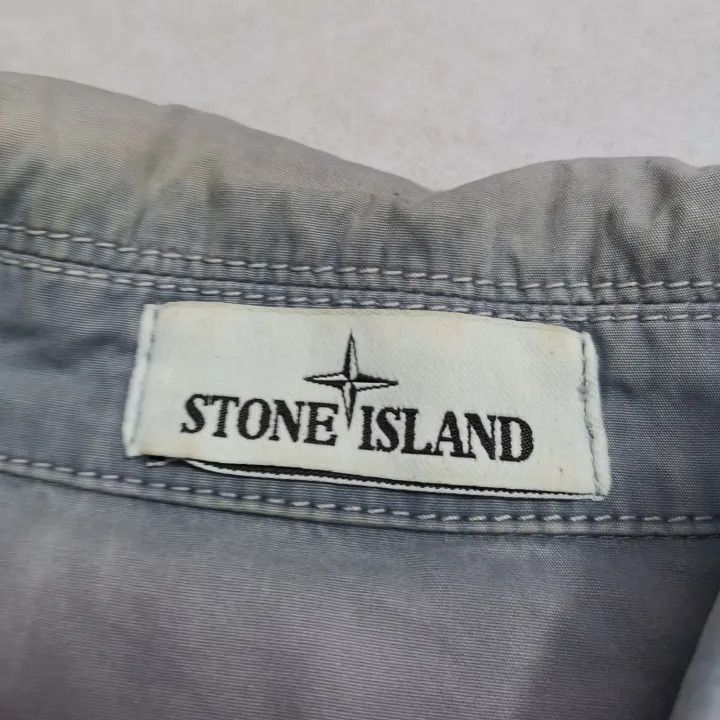 Stone Island Stone Island Button-Up Jacket in Misty Blue Size US M / EU 48-50 / 2 - 10 Thumbnail